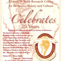 Invitation to the Nabb 25th Anniversary Gala Event