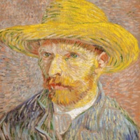 Self-Portrait with a Straw Hat - Vincent Van Gogh.jpeg
